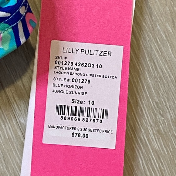 Lilly Pulitzer bikini bottom Sz 10 - NWT - Picture 2 of 6